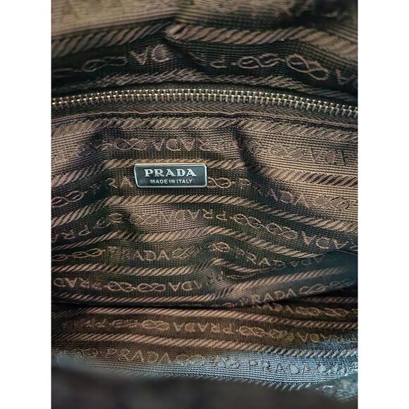 Prada Tessuto Shoulder Bag Size Box Brown - Picture 2 of 5
